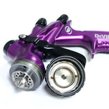 DeVIDISS HVLP NGT Pro TE20 Lite Spray Gun Kit Professional 1.3mm Nozzle Car Paint Application Comfortable for All Car Paints