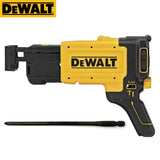 DEWALT DCF6202 Collated Drywall Screw Gun Attachment, 360°Rotation Slim Nose Removable Shoe for Tight Corners Tool-Free Cleaning