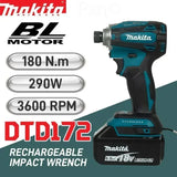 Makita DTD172 18V Brushless Cordless Impact Driver Electric Drill Power Tool For Garden Fence Deck Shed Building Wood Screw