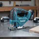 Makita DJV182 18V Cordless Jig Saw 2700rpm Power For Cutting Plywood Sheets During Custom Closet Shelf Installation Projects