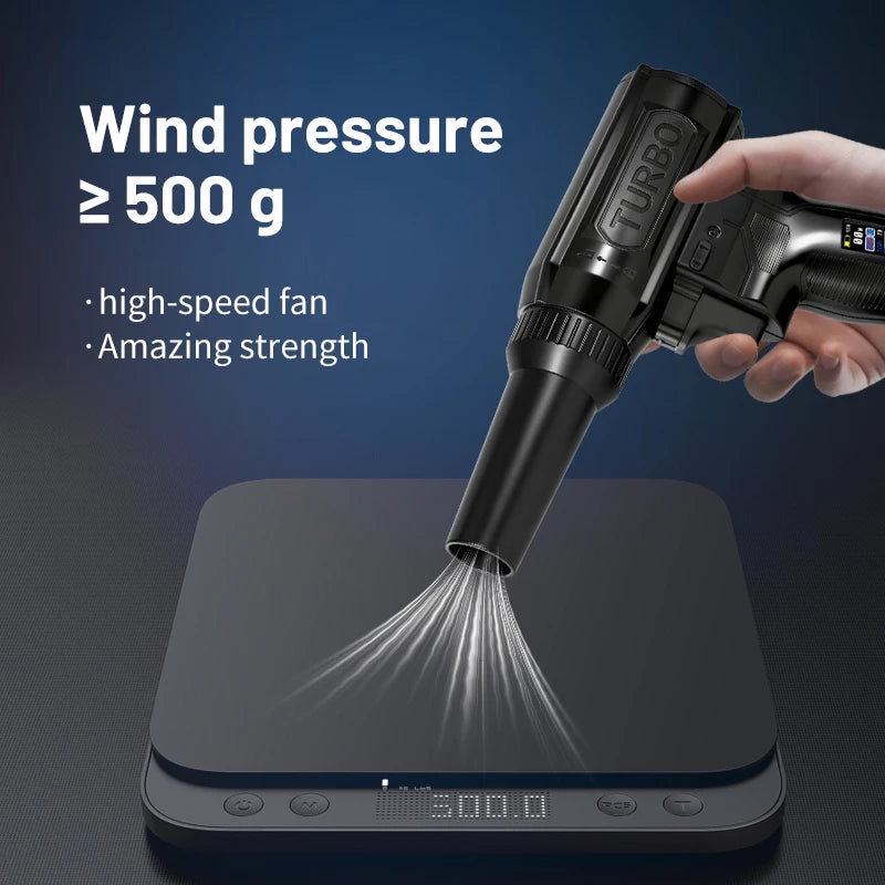 40 Car Violent Air Blower Powerful Handheld Turbo Jet Fan High Speed 40mm Brushless Motor Thrust Car Wash Air Gun Dryer Tools