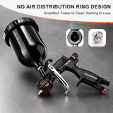 Original PORPHIS MP Spray Gun PHS-155 with 1.3/1.8mm Needle For Car Painting Automotive Repair Spray Gun Pneumatic Tool