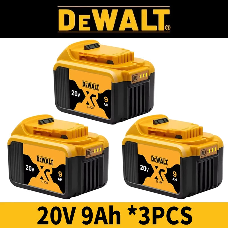 100% Genuine Dewalt 20V Battery, 20V 2Ah 5Ah 6Ah Battery DCB206 DCB209 DCB205 DCB184 For Dewalt Power tool Replacement Battery