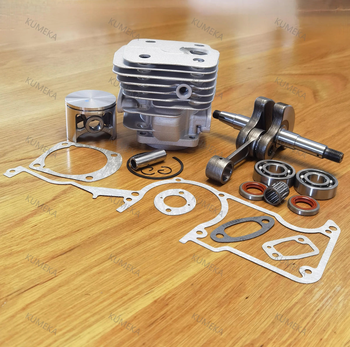 288 Cylinder Piston Kit With Crankshaft And Bearings Oil Seals Gaskets Assembly Fits Husqvarna 281 181 Chainsaw Accessories