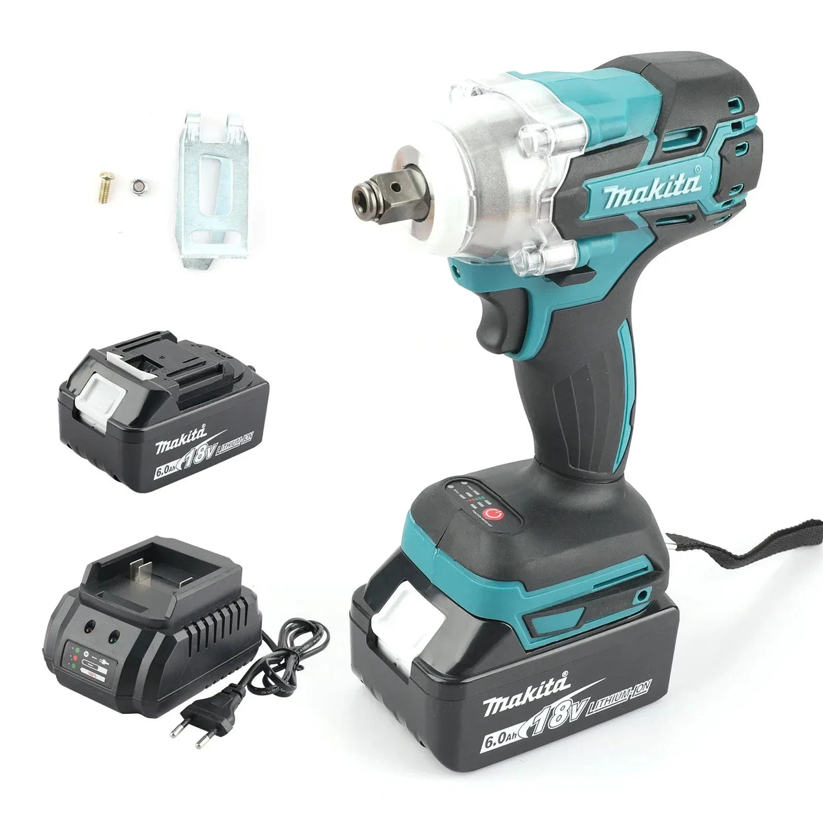 Makita DTW285 High Torque 18V Wireless Impact Wrench Brushless Gear For Machinery Installation And Daily Home Repair Work