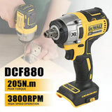 DEWALT DCF880 20V MAX Brushless Cordless Impact Wrench Multifunctional Portable Wireless Power Tool with 205Nm of Torque