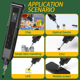 Rechargeable ESD-Safe Electric Vacuum Suction Pen Kit – Portable SMD Component Handling and Desoldering Tool