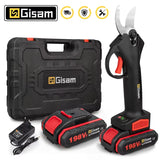 Gisam 198VF 30mm Cordless Electric Pruner Pruning Shears Efficient Fruit Tree Bonsai Pruning Branches Cutter Landscaping Tool
