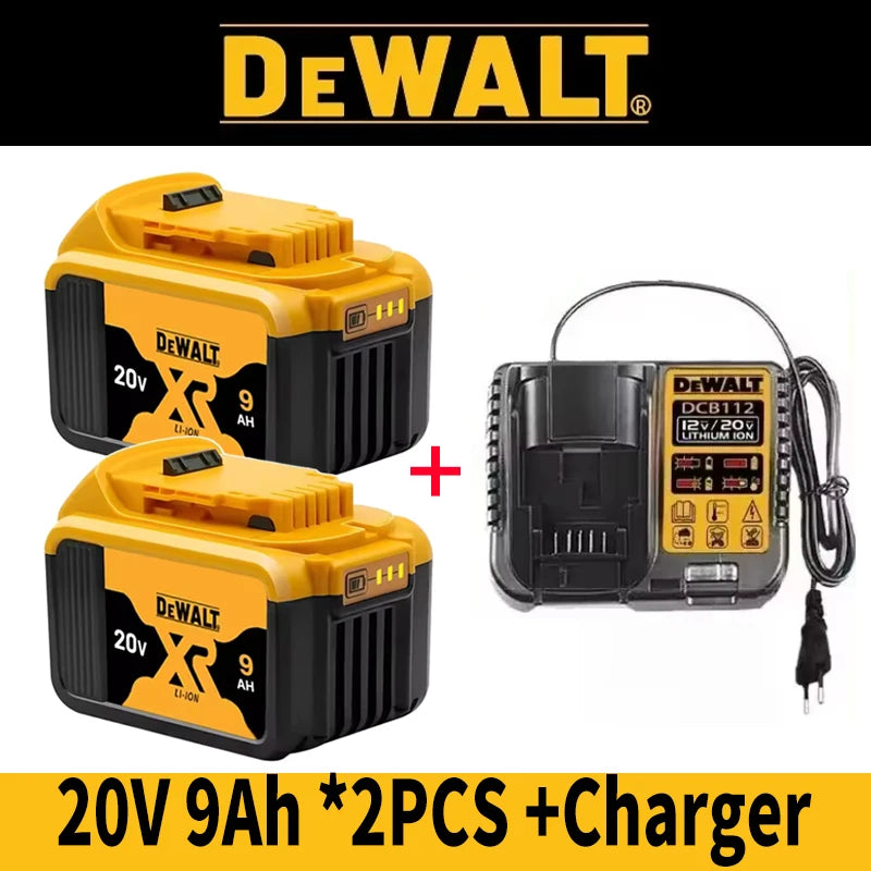 100% Genuine DEWALT Battery 60V 9Ah Flexvolt battery 20V 6Ah 5Ah DCB1104 DCB609 DCB206 For Dewalt rechargeable tool battery