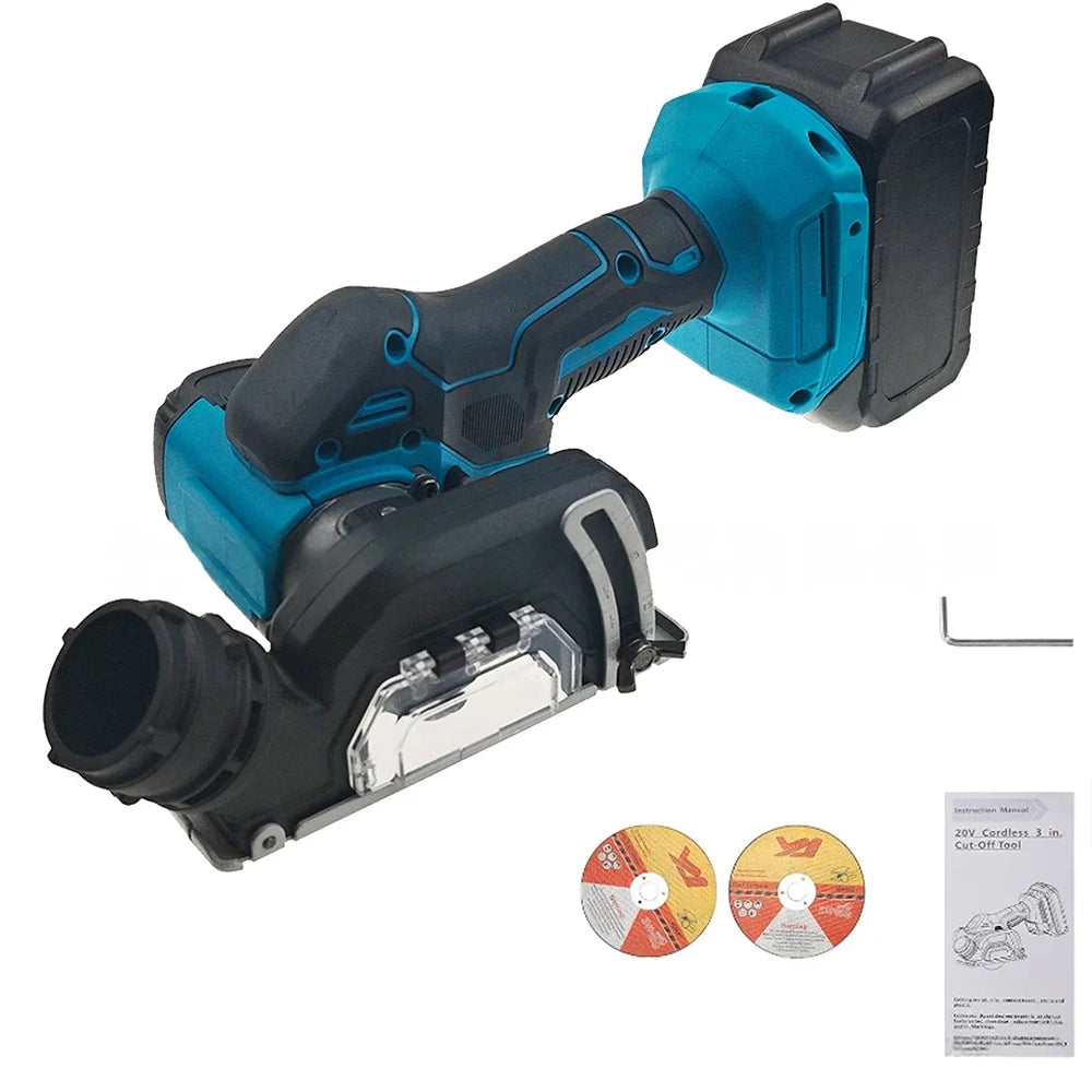 New 3 Inch Brushless Mini Angle Grinder 76Mm Electric Compact Cut-Off Tool For Makita 18V Battery