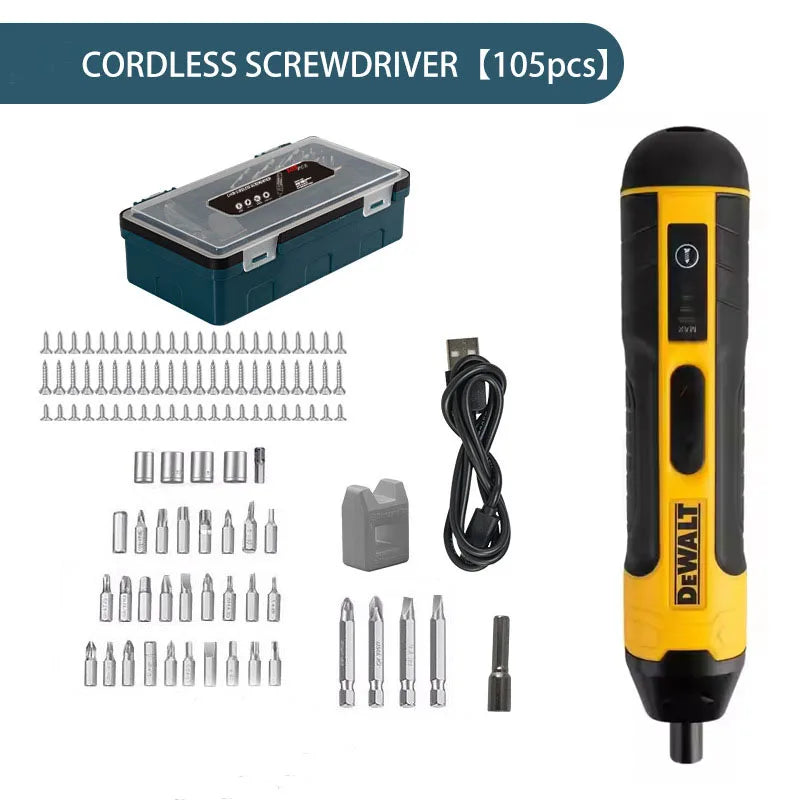 DEWALT Cordless Electric Screwdriver Rechargeable Adjustable Drill Multifunctional Disassembly HT422