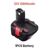 New for Bosch 12V 12800mAh PSR Rechargeable battery 12V 12.8Ah AHS GSB GSR 12 VE-2 BAT043 BAT045 BAT046 BAT049 BAT120 BAT139