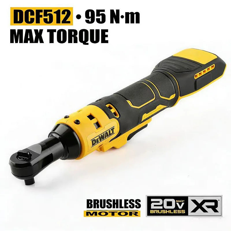 DEWALT DCF512 20V Max XR Cordless Brushless Ratchet Wrench Impact Wrench Lightweight Wireless Power Tool with Twist-Click Featur