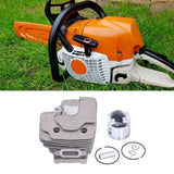 Durable Grey Cylinder Piston Kit Compact Metal Piston Assembly Kit Easy to Install Replacement Cylinder Kit for STIHL MS362 、