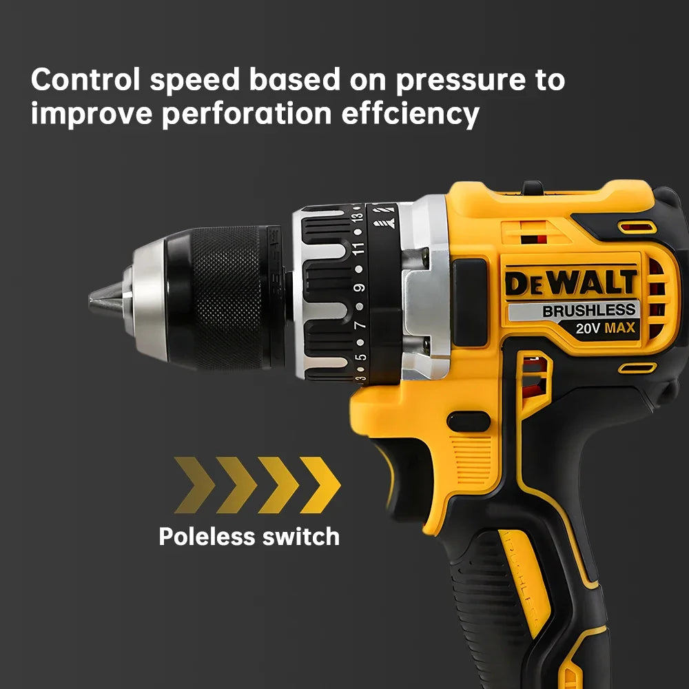 Dewalt DCD796 Radio Drill 20V Battery Lightweight Multi-functional Chuck Impact Electric Drill Tool