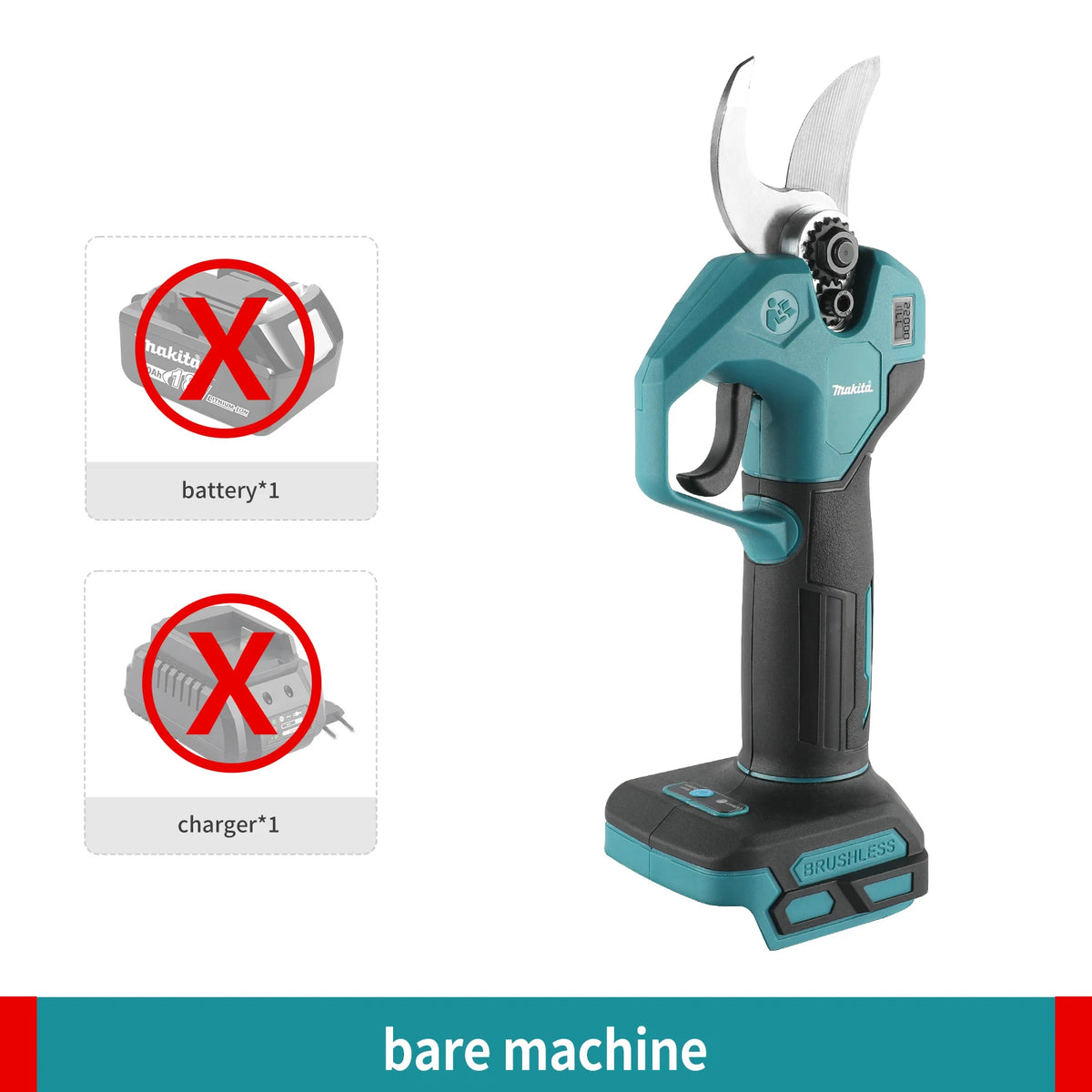 Makita Brushless Electric Pruning Shears Cordless Fruit Tree Branches Scissors Power Tool For Makita 18V Battery