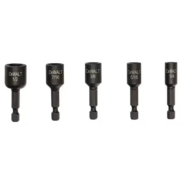 5 Pc. Magnetic Nut Driver Set (1/4", 5/16", 3/8", 7/16", 1/2") - IMPACT READY(R)