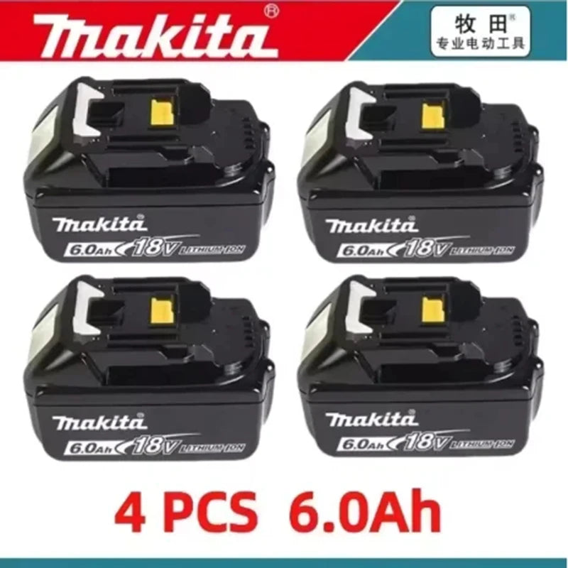 Original Makita 18V Rechargeable Battery 5Ah/6Ah/9.0Ah, Compatible with Makita 18V Power Tools BL1830, BL1840, BL1850, BL1860B