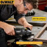 DEWALT DCG406 Brushless 125mm Flat Head Angle Grinder, Cordless Lithium Cutting Power Tool, Bare Tool Only