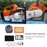 Durable Grey Cylinder Piston Kit Metal Compact Cylinder Kit Easy to Install Large Bore Piston Kit for Stihl TS400