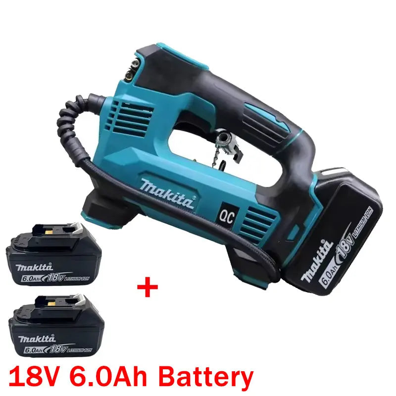 Makita 18V Mini Air Compressor 130PSI 830KPA With LED Light 30-65L Car Electric Air Pump Auto Inflatable Tire Inflator