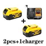 Dewalt 20V Battery 5AH 6AH 18V5.0AH Rechargeable Lithium Ion Battery, Dewalt DCB200 Power Tool Replacement Battery