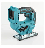 Makita DJV182 Lightweight 18V Jig Saw Adjustable Bevel Base For Cutting Curved Wooden Shelf Brackets During Home Decoration