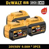 Original MAX Flexvolt DEWALT 20V 60V Battery, for DCB606 DCB205 DCB206 DCB609 Power Tool Battery, DEWALT 5AH 6AH 9AH Battery