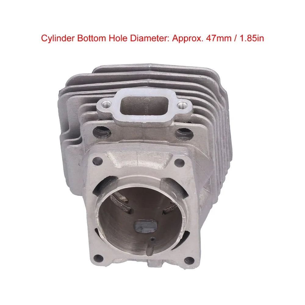 Durable Grey Cylinder Piston Kit Compact Metal Piston Assembly Kit Easy to Install Replacement Cylinder Kit for STIHL MS362 、