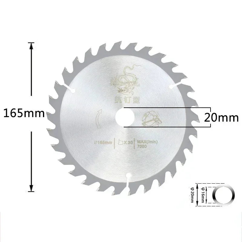165mm Brushless Circular Saw Cordless Electric Saw for Wood Metal Ceramic Stone Wall Cutting Electric for Makita 21V Battery