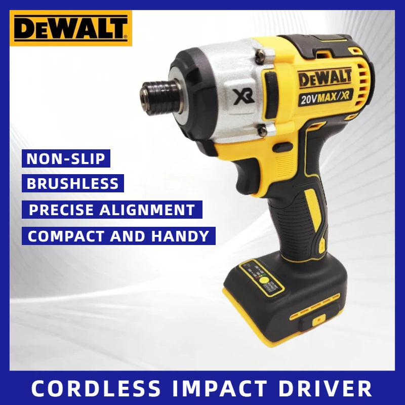 Dewalt DCF887 Brushless Electric Impact Driver, Cordless Screwdriver Impact Drill for Dewalt 20V Battery, Bare Machine