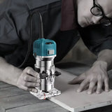 800W Electric Woodworking Trimmer 6 Speed 110/220V Suitable for 6.35mm 30000 RPM Milling Cutter Woodworki Engraving Machine Tool