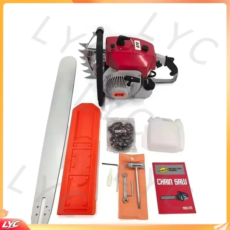 for MS070 Chainsaw 105cc 4.8kW High Power 2 Stroke Petrol Saw Cutter 404 Pitch Garden Tool Replacement Parts for Stihl MS 070