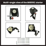 【THANKSGIVING DAY】For Stihl BR800C EBR800C Garden Power Tool Easy Start Rewind Starter Screws 4283 190 4023 Replacement