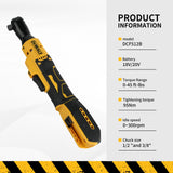 Dewalt DCF512/DCF513 Brushless Ratchet Right Angle Wrench LED Cordless Driver Variable Speed Power Wrench 20V Power Tools