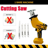 Dewalt Cordless Reciprocating Saw Brushless Electric Saw Multifunctional Metal Wood Pipe Cutting Saw Power Tool