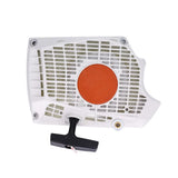 Plastic Recoil Starter Assembly Compact White Pull Starter Replacement Easy to Install Start Assembly for STIHL MS661 MS661C 、