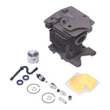 Durable Grey Cylinder Piston Kit Compact Metal Piston Air Filter Set Easy to Install Chainsaw Piston Kit for Stihl MS270 MS280