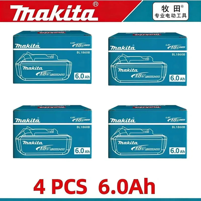NEW Original Makita 18v 6Ah for Makita 18V Battery BL1830B BL1850B BL1850 BL1840 BL1860 BL1815 Replacement Lithium Battery