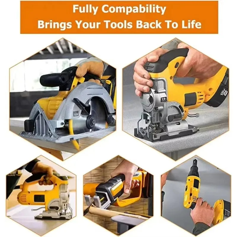 .12V 4800-9800mAh Tool Battery For Dewalt DE9074 DC9071 DE9037 DE9071 DE9075 DW9071 DW9074 DC727 DW9072 DC756 DC980 DC981 DW051.