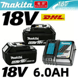 2026 18V Makita BL1860 BL1850B BL1850 BL1840 BL1830 Screwdriver Battery & Charger 18v Replacement Power Tool Batteries.