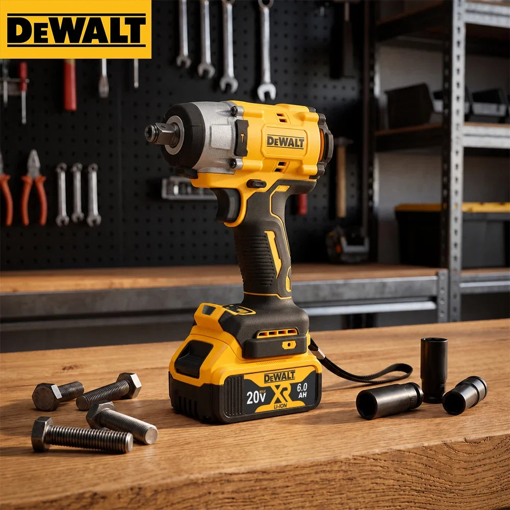 DEWALT DCF922 Atomic 20V Maximum Cordless Wrench 1/2 inch Cordless Impact Wrench Variable Speed Charging Wrench