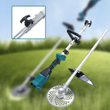 Brushless 9 Inch Cordless Lawn Mower Portable Adjustable Length Electric Grass Trimmer Cutter For Makita 18V Battery(No Battery)