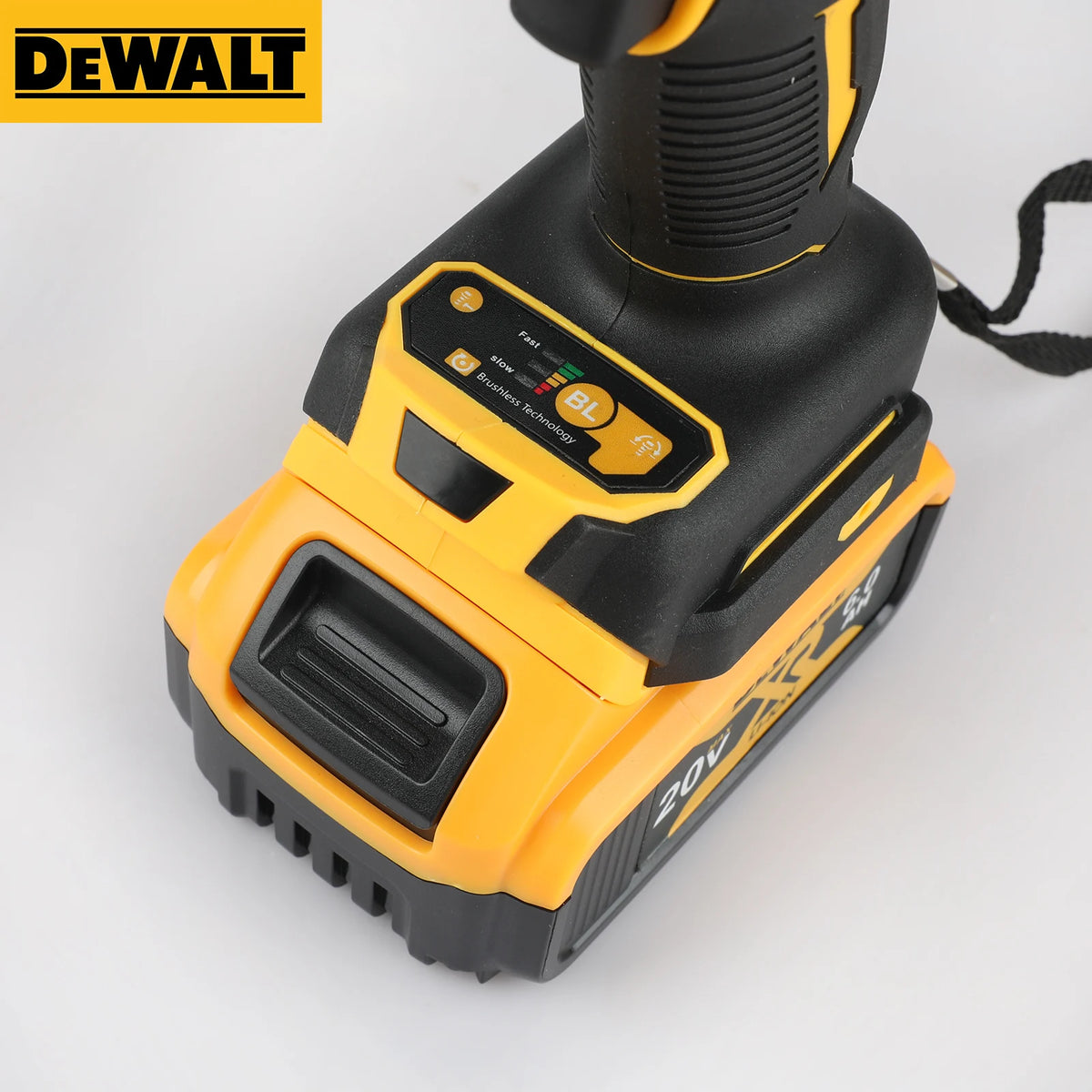 DEWALT DCF922B 20V MAX ATOMIC 1/2" Brushless Impact Wrench 300ft-lbs Fastening 450ft-lbs Breakaway 3-Speed Precision Wrench LED
