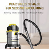 TUNGFULL 3 in 1 Electric Vacuum Cleaner Wet Dry Vacuum Cleaner Industrial Vacuum Cleaner for Hotels Malls Warehouses Car Washes
