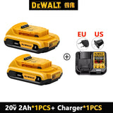 100% Original 20V 6.0Ah MAX Battery Power Tool Replacement For DeWalt DCB184 DCB181 DCB182 DCB200 20V 5A 6A 18Volt 20v Battery.