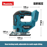 Makita DJV182Z Brushless 18V 340W Jigsaw Electric Jig with Saw Blade Cordless Barrel Handle Jigsaw Without Battery DJV182
