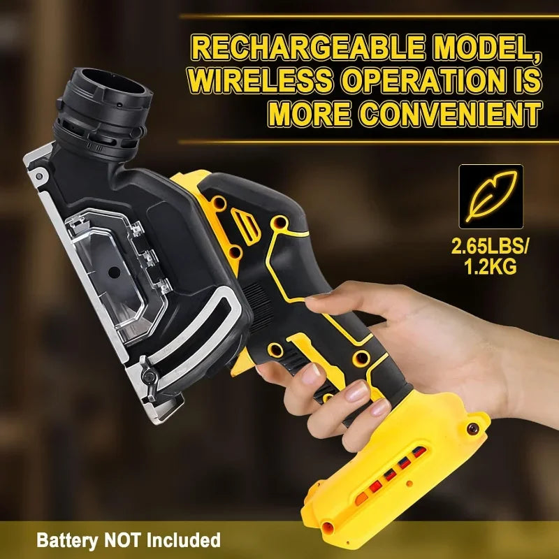 Fit for DeWALT 20V Battery Cordless Angle Grinder 3 Inch Handle CUT OFF Electirc Cutting Mini Circular Saw Machine Power Tools
