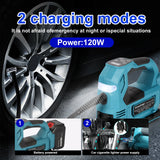 18V Cordless Air Pump For Car Bicycle Tires Balls Portable Car Tire Inflator Air Compressor For Makita 18V Battery, No battery