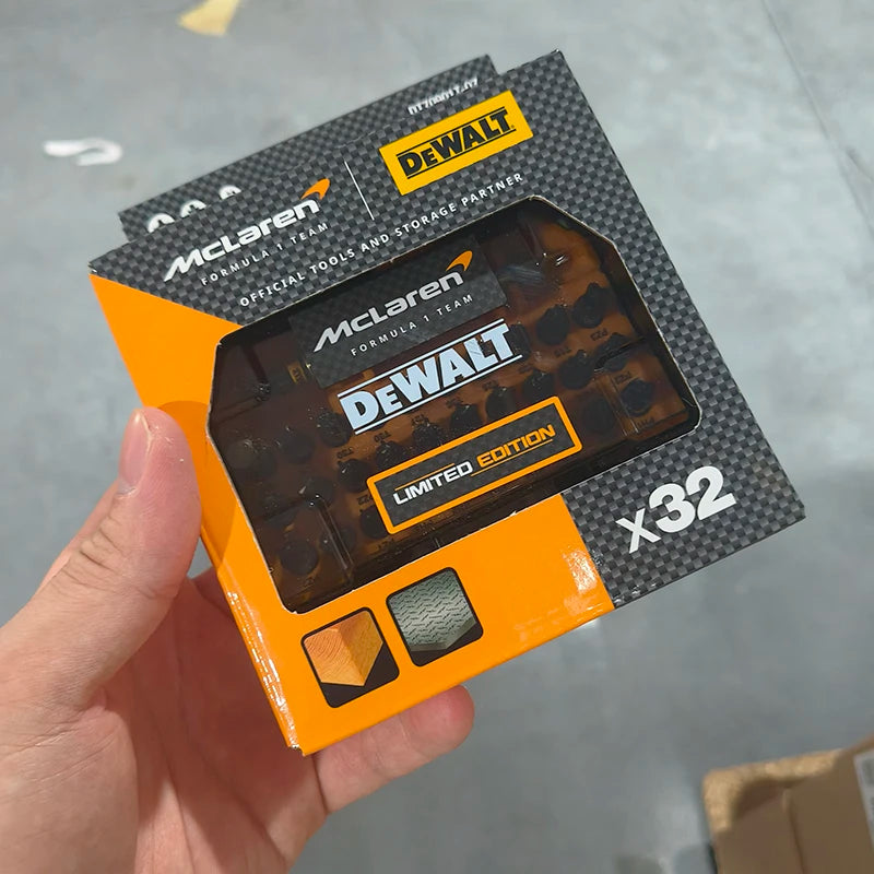 DEWALT DT70901T-QZ McLaren F1 Special Edition 32-Piece FLEXTORQ Screwdriving Set, Impact Ready Bits with Magnetic Bit Holder